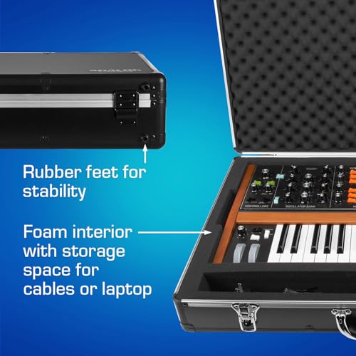 Mallette de transport Behringer Poly D Analog Cases Unison Case rigide noire avec mousse - 3