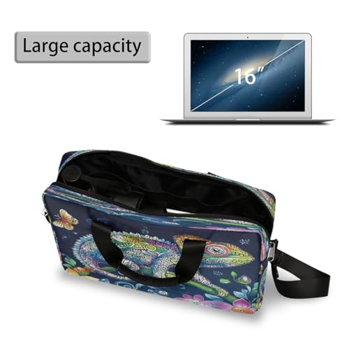 Maletín para laptop unisex 15.6-16 pulgadas floral miniatura 5