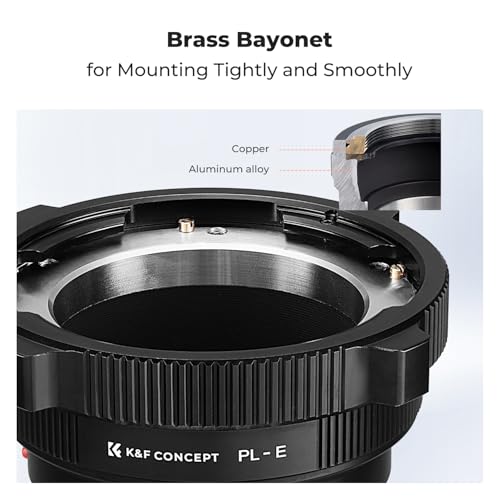 Adaptador de Lente PL a E-Mount K&F Concept, Convertidor de Lentes PL para Cámaras Sony E/NEX (Modelo JPKF06.526) miniatura 2
