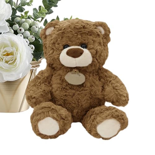 Genérico Oso De Peluche,20cm Suave Figura Coleccionable,De Peluche Pequeño | Regalo para Cumpleaños San Valentín Pascua Navidad para Niñas Niños Y Adultos