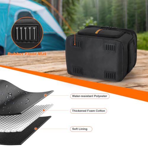 Bolsa ventilada para Jackery 500 V2 con correa de hombro ajustable 6