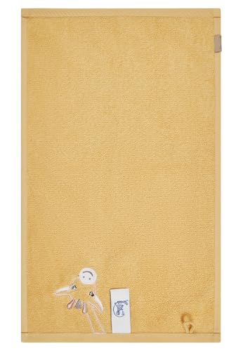 Sterntaler Kinderhandtuch Doppelpack Giraffe & Löwe 50x30cm – Handtuch aus saugfähiger Baumwolle mit schönen Webkanten – Süße Applikationen für Babys und Kleinkinder, bunt
