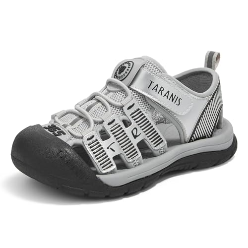 Boys and Girls Kids/Big Kids Hiking Sandals Closed Toe Sports Sandals Barefoot BhoesAthletic Lightweight Hiking Casual Water Shoes Trail Shoes Black24