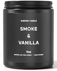Smoke & Vanilla Scented Candle