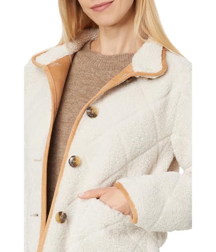 Lauren Ralph Lauren Womens Shrt 2 Front Pockets Quilt Faux Shearlin3