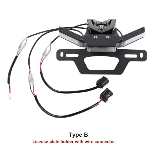 Support de plaque d'immatriculation moto YZF R1M contre bavette origine - 2