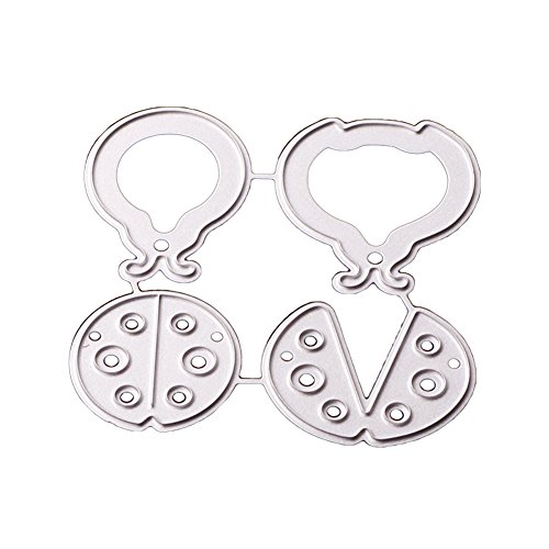 Quanjucheer carino coccinella fustelle in metallo