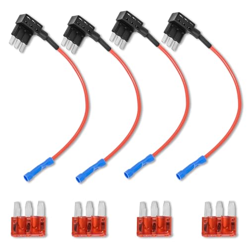 Micro 3 Fuse Tap Add-A-Circuit Expandable 12V Power Adapter for Underglow Lights, Interior LEDs, Car Accessories