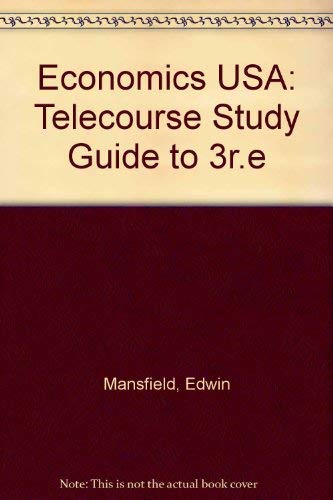 Telecourse Study Guide for Economics USA 0393961605 Book Cover