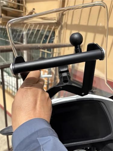 Support telephone Morini X-Cape 650 fixation gps surélevée anti reflets - 3