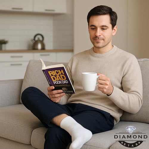 Diamond Star Diabetic Ankle Socks for Men and Women, Non Binding Cushioned Cotton Socks for Sensitive Feet Care