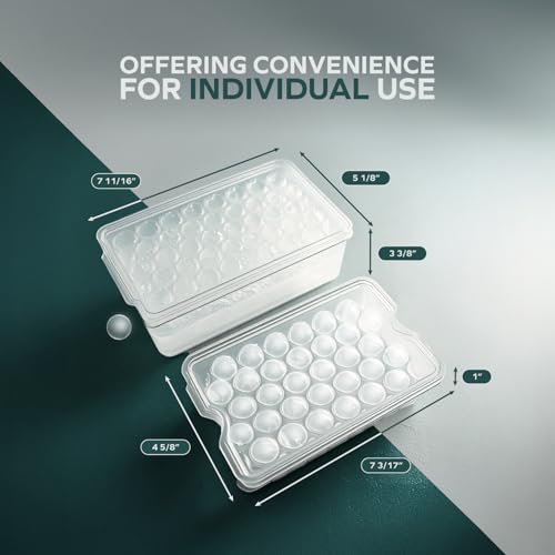 Molde para bolas de hielo redondas 3 unidades con bandeja miniatura 4