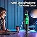 17 Colors LED Liquid Motion Lamps 13.5 Inch Color Changing Lamp Black Small Relax Night Light for Adults Kids Teens Sensory Mood Nightlight Mini Aesthetic Table Lamp for Bedroom, Retro Home Decor
