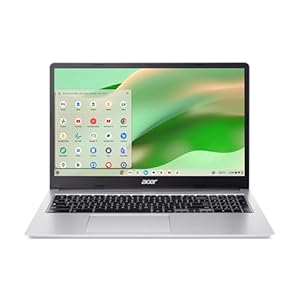 Acer Chromebook 315 Laptop Intel Celeron N4500, pantalla IPS Full HD de 15.6 pulgadas, gráficos Intel UHD, 4 GB LPDDR4X, 64 GB eMMC, Intel Wi-Fi 6, audio DTS, USB tipo C, Chrome OS | CB315-4H-C8XU,