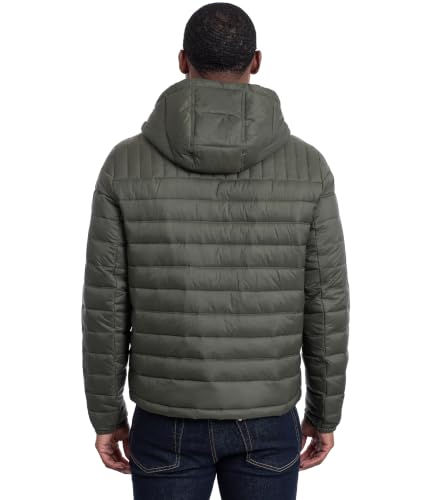 Image of Tommy Hilfiger Men's Down Alternative Hooded Puffer Jacket (Standard and Big & Tall)