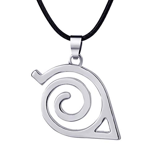 Colar Naruto Konoha Símbolo Aldeia Vila Oculta da Folha