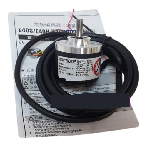 1pcs E40S6-500 1000 2000 2500 3600 5000-6-L-5 Industrial Rotary Switch Encoder 5VDC(E40S6-5000-6-L-5)