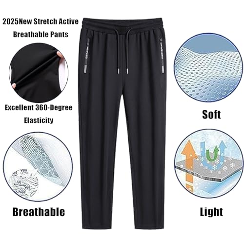 Comfysfit.com Stretch Active - 2025 Plus Size Women's Ultra Stretch Breathable Casual Pants Over 502