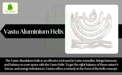 Image of Aluminium Helix | 4 Inch | Energy Booster Vastu Remedy | Vastu Helix Remedy for Zone Correction Pack of 1