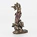 Veronese Design 3 1/2 Inch Yemaya Santeria Orisha Mother of All and Goddess of The Ocean Cast Resin Hand Painted Antique Bronze Finish Statue Home Decor