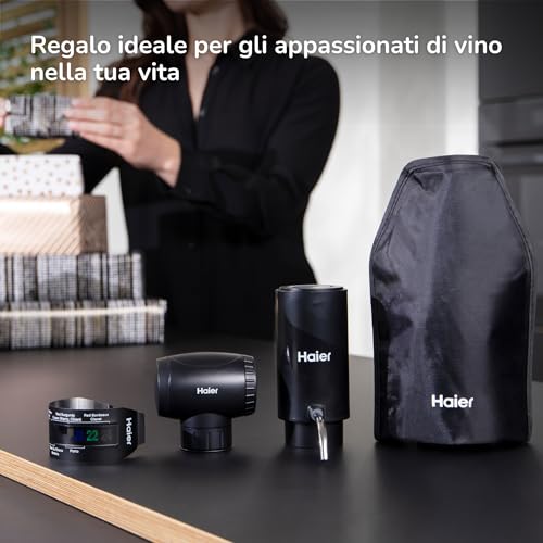 Haier-Termometro Per Vino In Acciaio Inox Lettura Rapida E Accurata Della Temperatura In 30 Secondi Senza Batteria Facile Da Usare Per Servire Il Vino In Modo Ottimale Indicatore Di Temperatura 4-24°C - 7