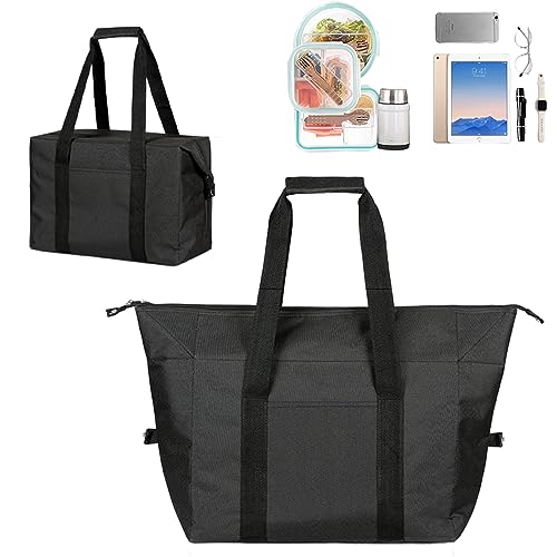 Fhioevt 20L Sac Isotherme Pliable Glaciere Souple Isotherme Sac Pique Nique Portable Glaciere Repas Sac-Glacière Lunch Bag Sac à Lunch Grande Capacité pour...