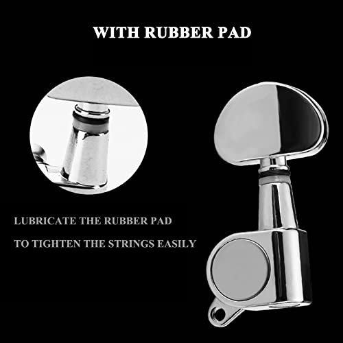 image for Frenflu 6 Pieces Guitar String Tuning Pegs, Guitar Machine Heads Knobs