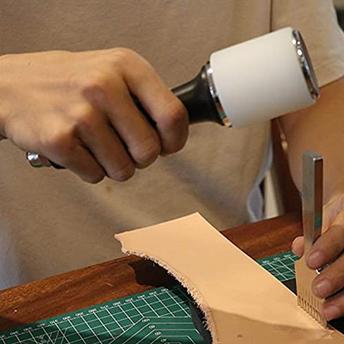 Martelo de escultura de couro Pingle para trabalho em couro martelo de couro bovino clube de costura