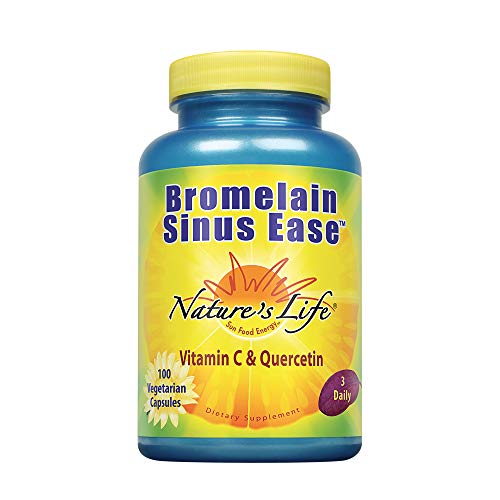 Nature's Life Bromelain Sinus Ease, 1200 Mg, 100 Capsules Telegraph