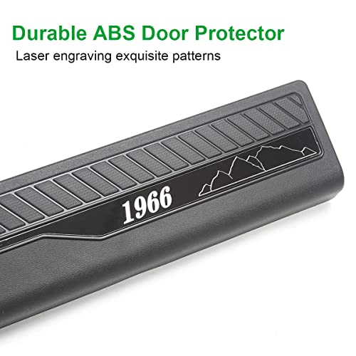 Fgo-Togo Car Door Sill Guards For Ford Bronco 4 Door 2021 2022 Abs Door Edge Entry Guard Door Sill Edge Guard Scuff Plate Threshold Protection Trim Sticker Scratch Film For Ford Bronco Accessories #TOP4