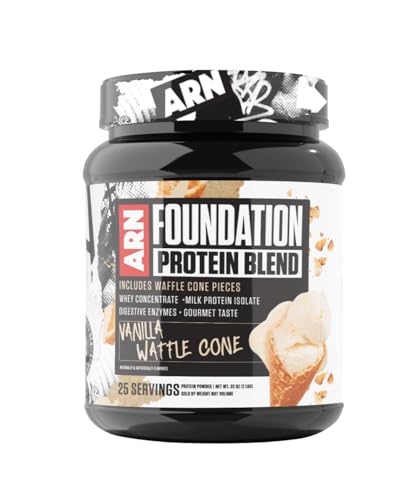 Arms Race Nutrition | ARN | Foundation Protein Blend (2 Pounds, Vanilla Waffle Cone)