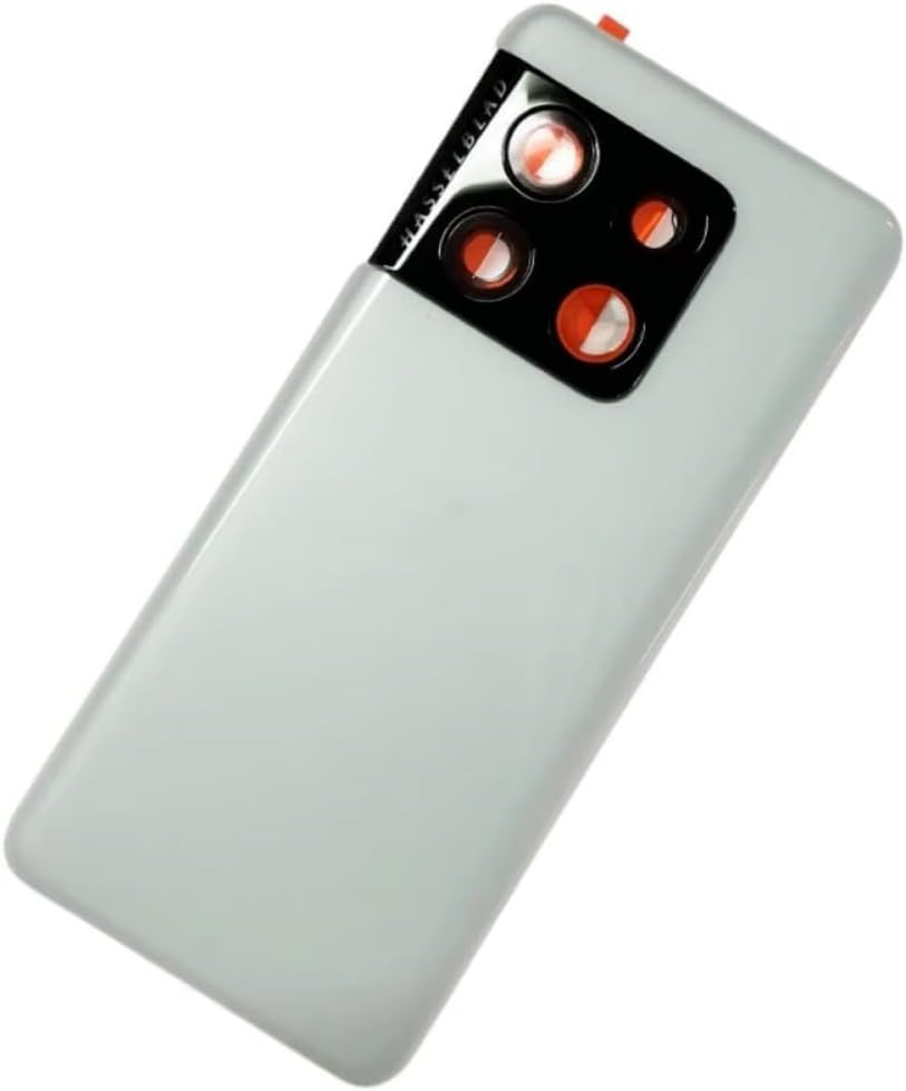 Compatible Rear Glass Panel for OnePlus 10 Pro Model NE2210 / NE2211 / NE2213 / NE2215 / NE2217 – Battery Door Back Cover, Battery Back Cover Housing Replacement Part (Panda White)
