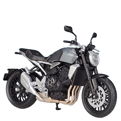 Moto Honda CB1000R 1:12 en métal moulé sous pression pour collectionneurs et passionnés gris
