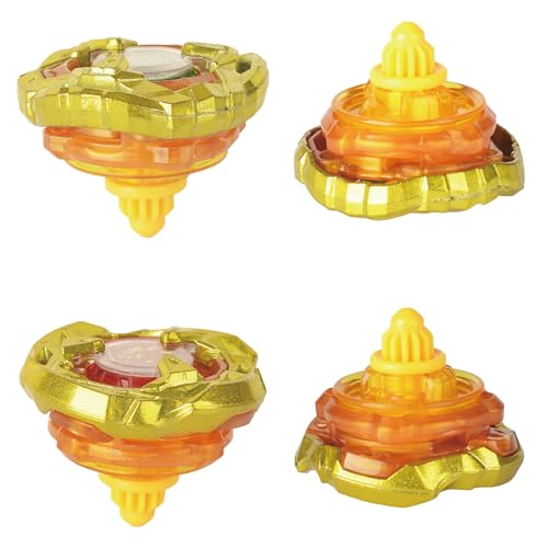 BX Bey Battling Set, BX Tops Burst Blade Toy Combat Battling Game Set, X Spinning & X-Launchers, Greats Birthday Gift for Boys, Ages for 8 10 12+ (12 Spinning Tops) - Image 4