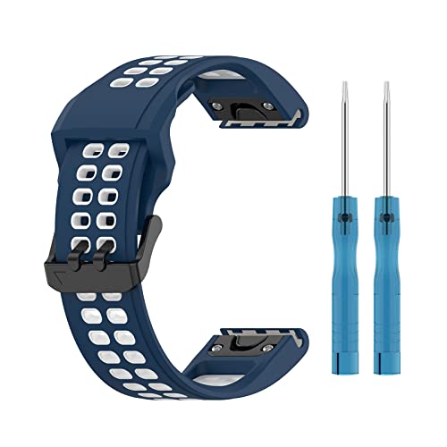 SMYAOSI 20mm Strap Compatible with Garmin Fenix 7S/ Fenix7S Solar/Fenix 7S Sapphire Solar - Image 4