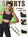 Front Closure Sports Bras for Women: Womens Compression Mastectomy Recovery Bra Post Surgery Posture Zip Front Closure Padded for Large Bust High Support for Active Yoga Gym Workout Fitness Black