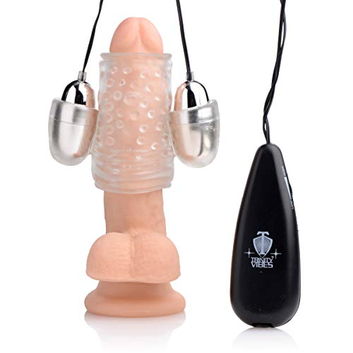Trinity Vibes Dual Vibrating Penis, Sheath