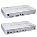 Produktbild 4 Port USB HD KVM Matrix 4X2 Dual Monitor 4K@60Hz HDR Switch Splitter 4 in 2 out HD 2.0 Switcher für USB2.0 Tastatur Maus PC mit dualem unabhängigen Audio