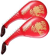 HXRROO 2 Pack Taekwondo Kick Pads, Durable Kicking Targets,Kickboxing Striking Target Pads，Size 1...