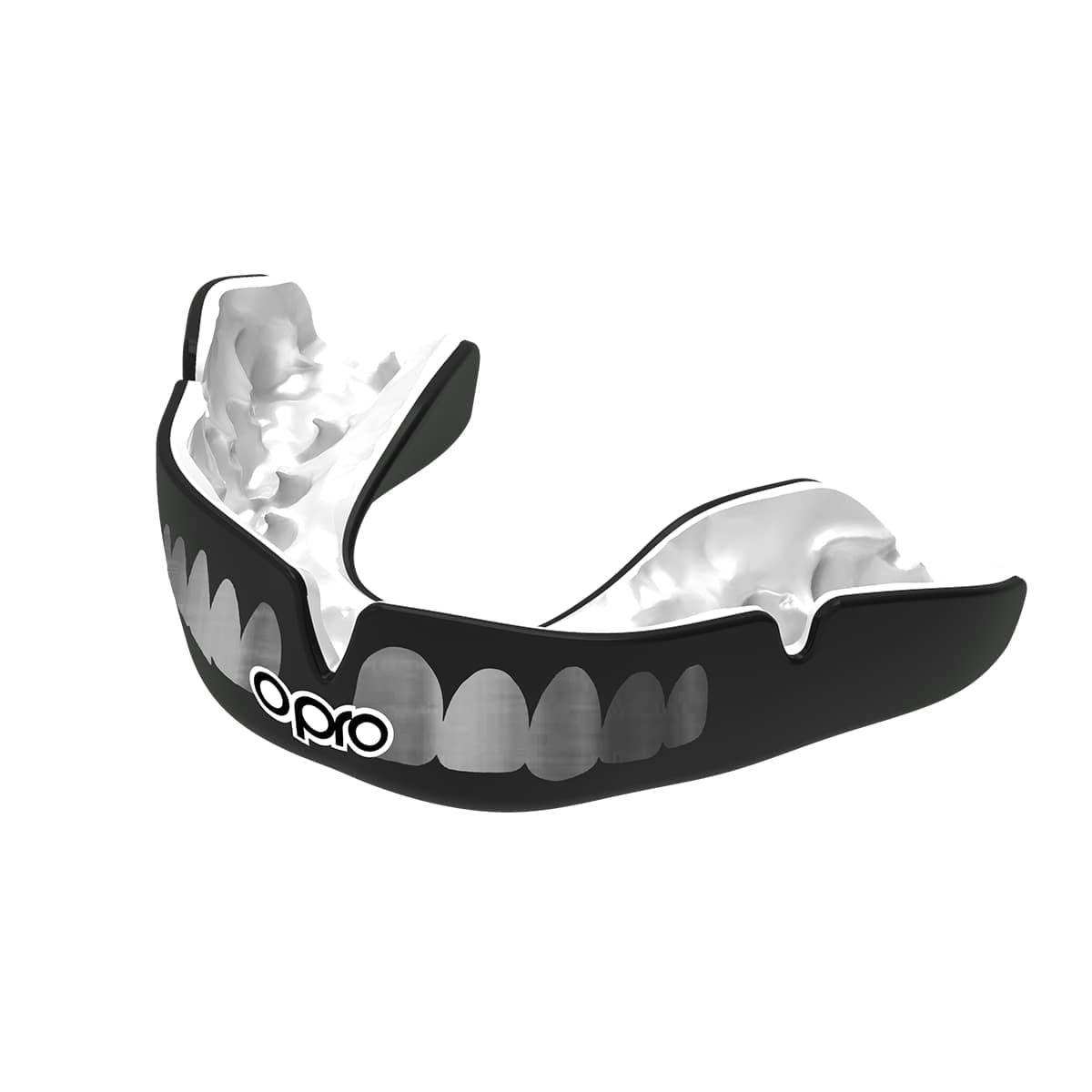 OproInstant Custom-Fit Mouth Guard, Dentist Mouthguard, Revolutionary Fitting Technology for Ultimate Comfort, Protection & Fit, Gum Shield for Rugby, Boxing, Hockey, MMA (Silver Teeth, Adult)