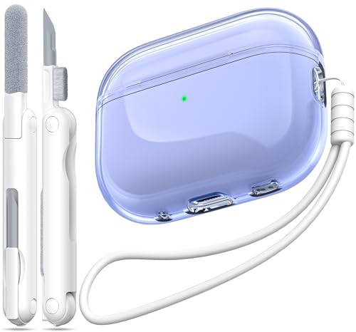 Image of for Airpods Pro 2 Case with Cleaner Kit, Crystal Clear Cover
