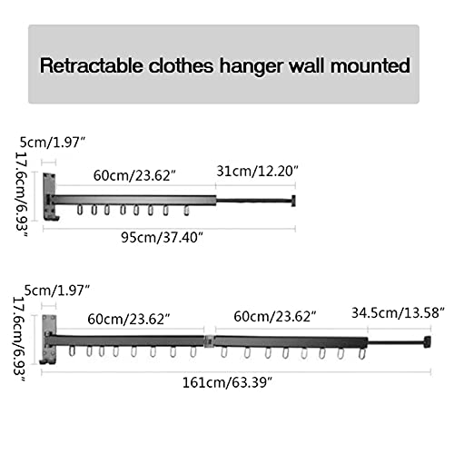 Séchoir mural rétractable pliable pour en finir avec l'encombrement