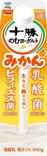 Amazon | 日清ヨーク 十勝のむヨーグルト みかん 900g | NISSIN日清