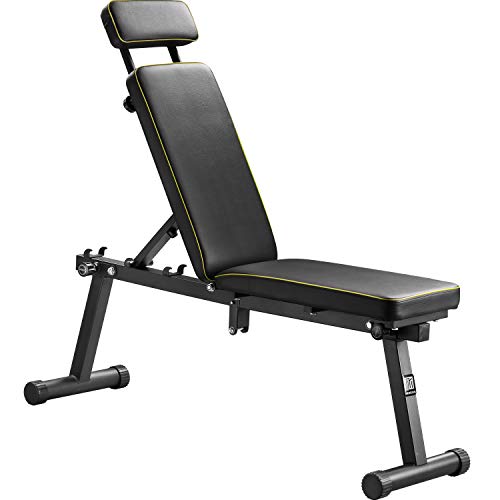 ZENOVA Adjustable Weight Bench Fast Folding, Strength Training Bench for Full Body Workout, Exercise Workout Bench for Home Gym Office Gym