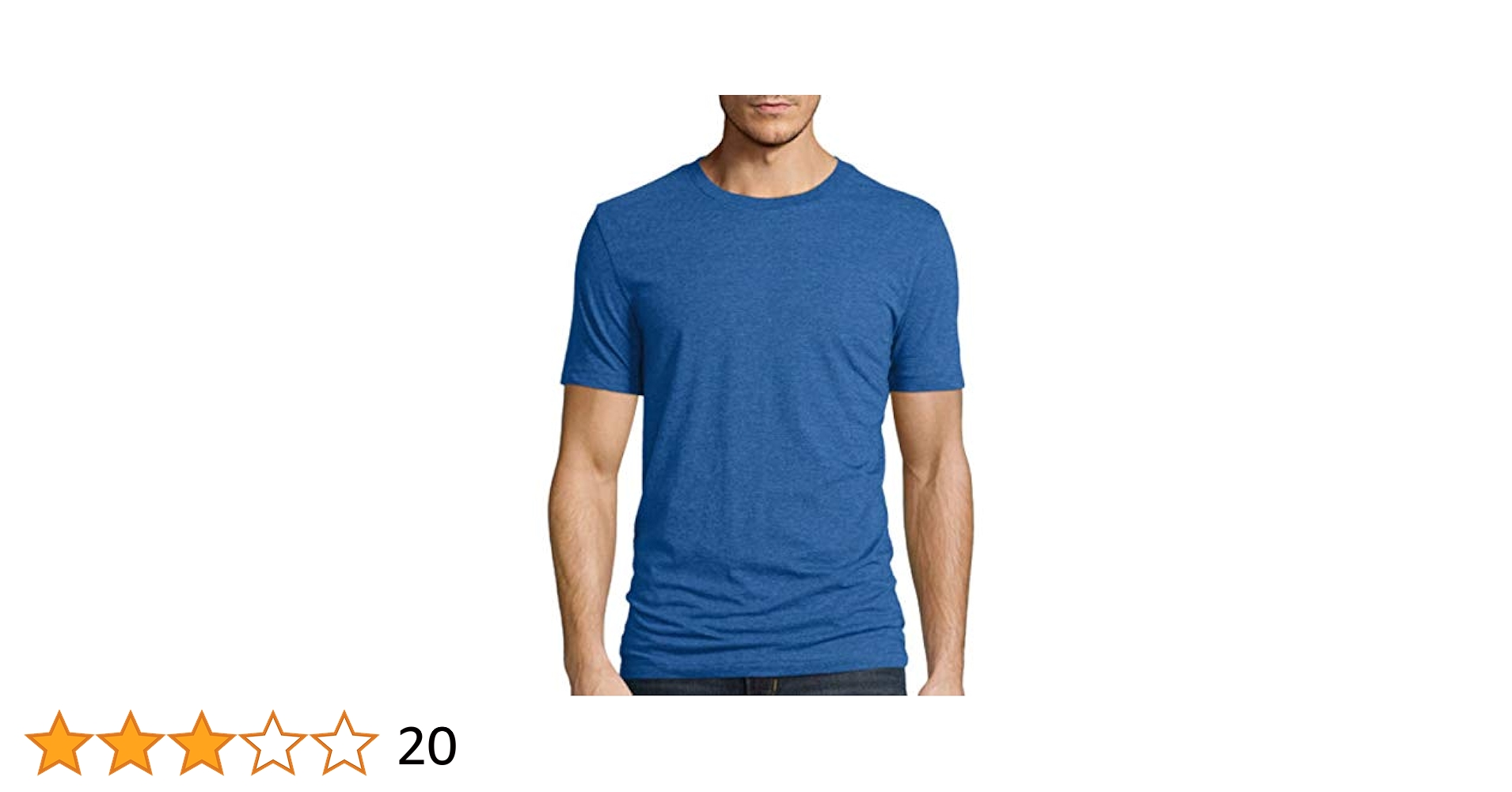 Arizona Jean Co. Mens Crew Neck Short Sleeve T-Shirt Blue Arizona Jean Co. Mens Crew Neck Short Sleeve T-Shirt Blue