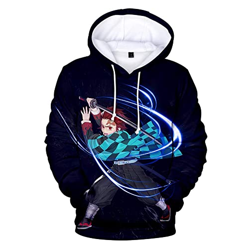 Cosplay Life Anime Pullover Hoodie - Halloween Unisex Cosplay Costume Manga Character Merch Sweater With Kangaroo Pockets (12 2XL)