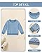 mikiumkee Boys Clothes Size 6 Long Sleeve Sweatshirt + Pants 2Pcs Toddler Boys Outfits 5T-6T Fall Winter Sweatsuit Sets