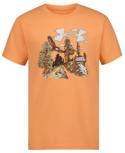 Image of Under Armour Boys' Short Sleeve Graphic T-Shirt, Soft & Comfortable, Outdoor Collection