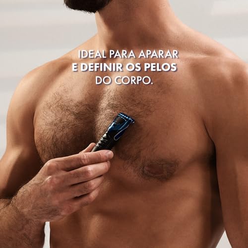 Gillette Styler Barbeador Eletrico 3 Em 1, Barbeia, Apara e Faz o cotorno da Barba, Barbeador Corpor
