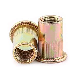 Fafeicy 20 Stk. Nietmuttern Sortiment M3-M12